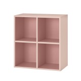 Leziter Boxie nyitott fali szekrény 80x80x37 cm pink