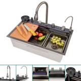 Leziter Calandria multifunkciós rozsdamentes mosogató