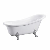 Leziter Clark szabadon álló fürdőkád fém lábakkal 170x73x73 cm