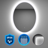 Leziter Dea 60 tükör led világítással 60x80 cm