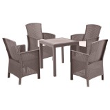 Leziter Dima 4+1 kerti bútor garnitúra szett cappuccino