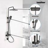 Leziter Eliz multifunkciós zuhanyszett fekete