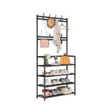 Leziter Előszobafal ruhaállvány LRA-02 fekete