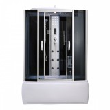 Leziter Emilia 150 Hidromasszázs Kádkabin elektonikával Black