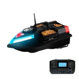 Leziter Etetőhajó V6 GPS 3 tartályos hátra és oldalkidobós fekete