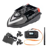 Leziter Etetőhajó V6 GPS 3 tartályos hátra és oldalkidobós fekete