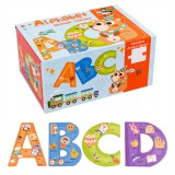 Leziter Fa ábécé puzzle angol szavakkal