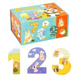 Leziter Fa puzzle számokkal