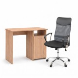 Leziter Family One íróasztal szett 100x50x74 cm Fit forgószékkel sonoma tölgy-szürke