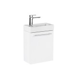 Leziter Fantastic alsó fürdőszoba bútor, mosdóval, fehér színben