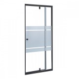 Leziter Flexi-S állítható zuhanyajtó 76-91x185 cm fekete