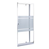 Leziter Flexi-S állítható zuhanyajtó 96-111x185 cm