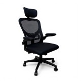 Leziter Flexo ergonomikus irodai forgószék deréktámasszal fekete