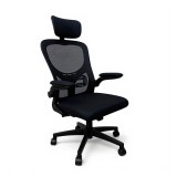 Leziter Flexo ergonomikus irodai forgószék deréktámasszal fekete