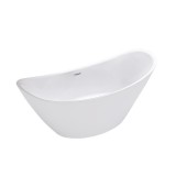 Leziter Flow szabadon álló fürdőkád 170x75x72 cm