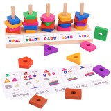 Leziter Formaválogató Montessori fajáték