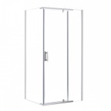 Leziter GALS80100 Galatro aszimmetrikus nyílóajtós zuhanykabin, 80x100x195 cm-es méretben