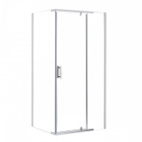 Leziter GALS80100 Galatro aszimmetrikus nyílóajtós zuhanykabin, 80x100x195 cm-es méretben