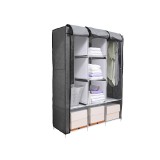 Leziter Gardróbszekrény LGSZ-04 szürke