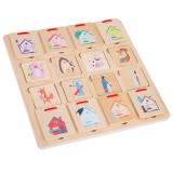 Leziter Hol bújt el, nyitogatós logikai fajáték