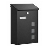 Leziter Homepost kültéri postaláda névtáblával zárható antracit