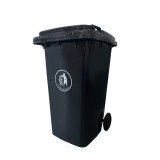 Leziter Hulladéktároló 240L fekete