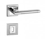 Leziter Inox négyzetrozettás BB kilincs