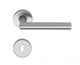 Leziter Inox rozettás BB kilincs