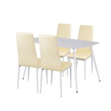 Leziter Jenna 4+1 étkező garnitúra bézs