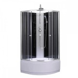 Leziter Karolino 80 black mélytálcás zuhanykabin