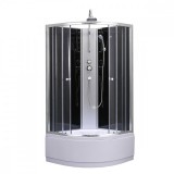 Leziter Karolino 90 black mélytálcás zuhanykabin