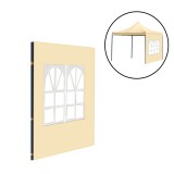 Leziter Kerti pavilon ablakos oldalfal ponyva 3x3 m bézs