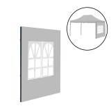 Leziter Kerti pavilon ablakos oldalfal ponyva 3x4 m szürke