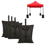 Leziter Kerti pavilon tölthető talpsúly 4 darab fekete