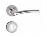 Leziter Króm-inox körrozettás BB kilincs