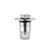 Leziter Lefolyódugó szűrővel rozsdamentes acél 60 mm