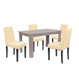 Leziter Leon 4+1 étkező garnitúra yorki tölgy-bézs