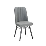 Leziter Lorna étkezőszék szürke színben
