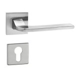 Leziter MATT-KRÓM négyzetrozettás BB kilincs