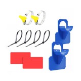 Leziter Medencecső tartókonzol 38 mm kék