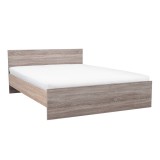 Leziter Miami franciaágy ágyneműtartó nélkül 160x200 cm yorki tölgy-sonoma tölgy