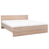 Leziter Miami franciaágy ágyneműtartó nélkül 180x200 cm sonoma tölgy-sonoma tölgy