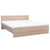 Leziter Miami franciaágy ágyneműtartó nélkül 180x200 cm sonoma tölgy-yorki tölgy