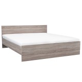 Leziter Miami franciaágy ágyneműtartó nélkül 180x200 cm yorki tölgy-yorki tölgy