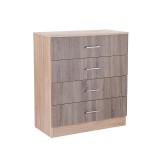 Leziter Miami komód 4 fiókos 80x92 cm yorki tölgy-sonoma tölgy