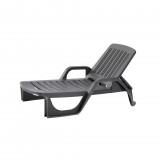 Leziter Miami napozóágy grafit