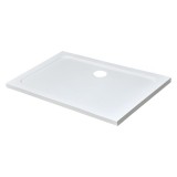 Leziter Modena Slim aszimmetrikus szögletes akril zuhanytálca, 80x120x5,5 cm-es méretben