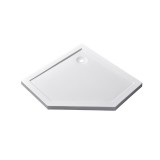 Leziter Modena Slim ötszögletű alacsony akril zuhanytálca 90x90 cm