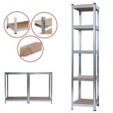 Leziter Nagy teherbírású polc 180x40x40 cm 150 kg króm