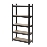 Leziter Nagy teherbírású polc 180x90x30 cm 175 kg fekete